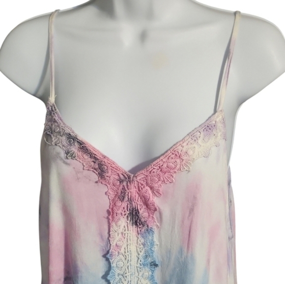 Raviya Pastel Tie Dye High Low Maxi Dress Swim Cover Up NWT - Picture 3 of 7